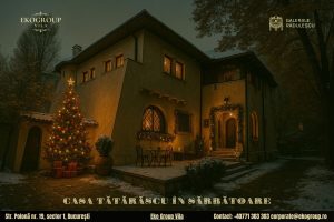 Poveste de Crăciun: Magia Anilor ’30 Redescoperită la Fosta Casă Tătărăscu, Azi Eko Group Vila